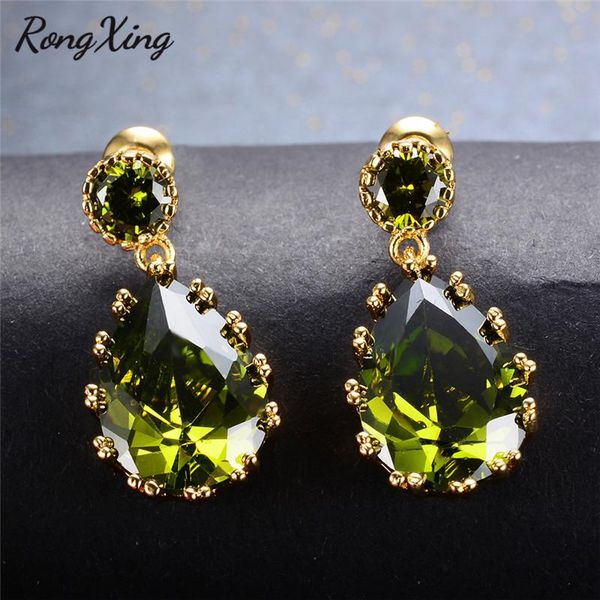 dangle & chandelier rongxing shining olive green zircon water drop earrings for women yellow gold filled august birthstone ear0054, Silver
dangle & chandelier rongxing shining olive green zircon water drop earrings for women yellow gold filled august birthstone ear0054, Silver