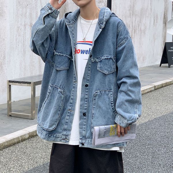 2020 casual blue denim polyester jacket turn-down collar sleeve long male clothes bomber jackets for man, Black;brown
2020 casual blue denim polyester jacket turn-down collar sleeve long male clothes bomber jackets for man, Black;brown