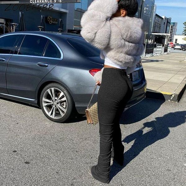 plus size high waist stacked leggings flare pants women 2020 elastic skinny trousers split hem ruched sweatpants, Black;white
plus size high waist stacked leggings flare pants women 2020 elastic skinny trousers split hem ruched sweatpants, Black;white