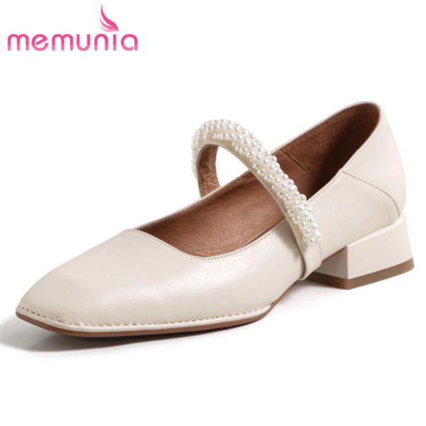 memunia 2021 genuine leather shoes women pumps pearl slip on summer single shoes square toe low heel casual woman, Black
memunia 2021 genuine leather shoes women pumps pearl slip on summer single shoes square toe low heel casual woman, Black