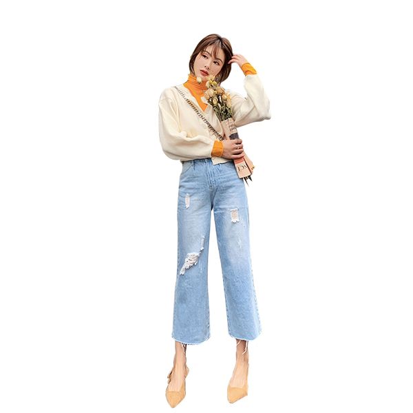 web celebrity women jeans new ripped light blue loose-fitting high-waisted korean straight leg pants womens clothing
web celebrity women jeans new ripped light blue loose-fitting high-waisted korean straight leg pants womens clothing