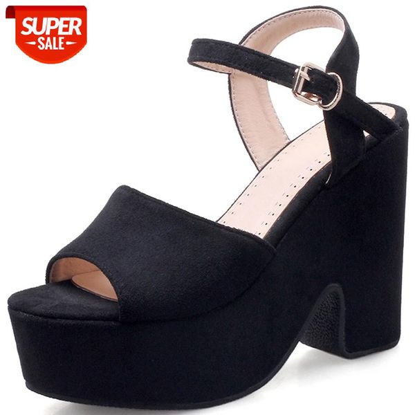 ribetrini female block heel chunky platform shoes flock open toe summer women sandals comfy brand classic sandals #to3d, Black
ribetrini female block heel chunky platform shoes flock open toe summer women sandals comfy brand classic sandals #to3d, Black