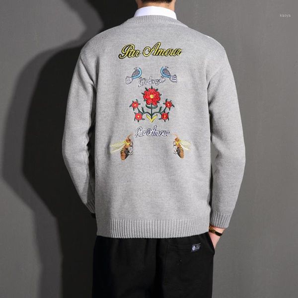 embroidery men sweater pullover oversize sweaters mens casual crew neck loose winte knitting mens sweater pullovers 5xl big size1, White;black
embroidery men sweater pullover oversize sweaters mens casual crew neck loose winte knitting mens sweater pullovers 5xl big size1, White;black