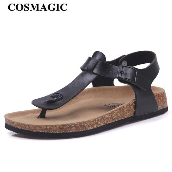 cosmagic fashion cork sandals 2020 new women summer buckle strap solid non-slip beach sandalias shoe y200623, Black 
cosmagic fashion cork sandals 2020 new women summer buckle strap solid non-slip beach sandalias shoe y200623, Black