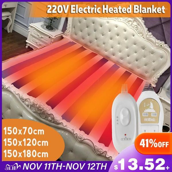 smart electric heaters 220v heated blanket thicker double body warmer bed mattress heating mat thermostat heater pad1
smart electric heaters 220v heated blanket thicker double body warmer bed mattress heating mat thermostat heater pad1