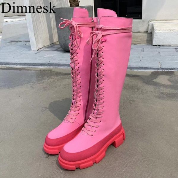boots pink thick sole knee high women platform real leather lace up long booties autumn winter handsome knight, Black
boots pink thick sole knee high women platform real leather lace up long booties autumn winter handsome knight, Black