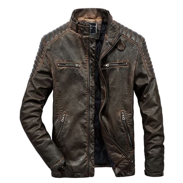 men's coat leather jacket motorcycle style male business casual jackets men black motorcyle kg-93
men's coat leather jacket motorcycle style male business casual jackets men black motorcyle kg-93