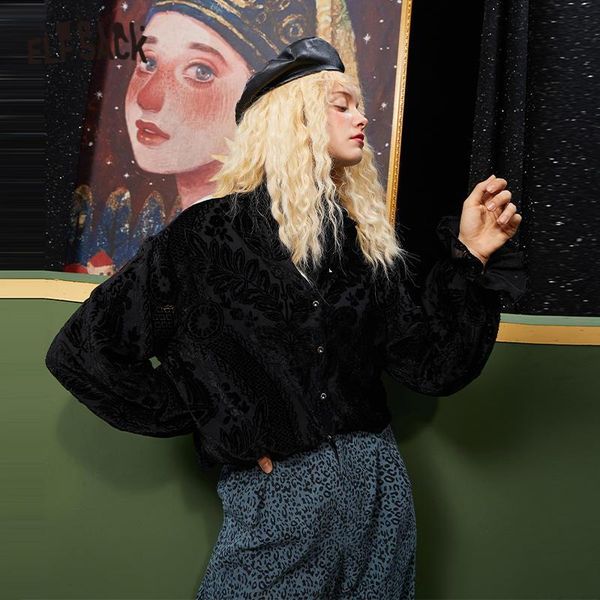 women's blouses & shirts elfsack black floral embroidery chic button casual women shirt,2021 autumn elf contrast lace see-through korea, White
women's blouses & shirts elfsack black floral embroidery chic button casual women shirt,2021 autumn elf contrast lace see-through korea, White