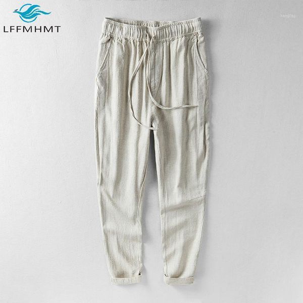 men autumn new fashion cotton linen solid color cargo pants male japan style elastic waist casual loose overalls trouser1, Black
men autumn new fashion cotton linen solid color cargo pants male japan style elastic waist casual loose overalls trouser1, Black