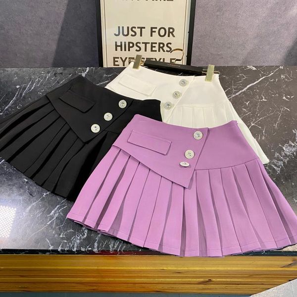 2020 new model summer objectively buckled water drill belt anti-light joint plied short skirt for woman k1yj, Black
2020 new model summer objectively buckled water drill belt anti-light joint plied short skirt for woman k1yj, Black