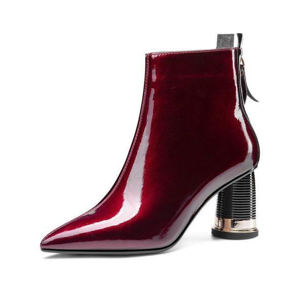 2020 fashion back zipper women's ankle boots pointed toe rouned high heels pumps party office lady shoes woman heels, Black
2020 fashion back zipper women's ankle boots pointed toe rouned high heels pumps party office lady shoes woman heels, Black