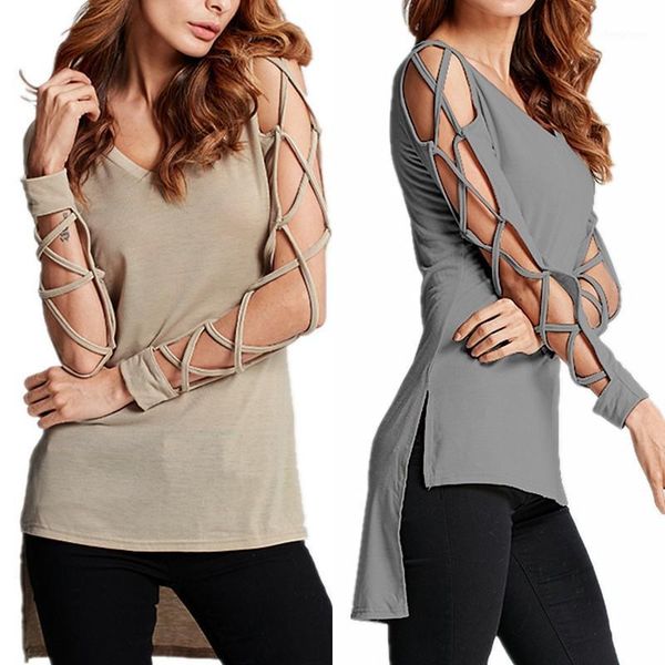 celmia fashion women and blouse v-neck hollow long sleeve shirts asymmetrical casual loose solid ladies blusas femme1, White
celmia fashion women and blouse v-neck hollow long sleeve shirts asymmetrical casual loose solid ladies blusas femme1, White