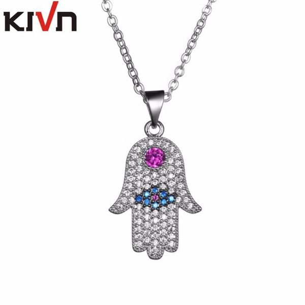 pendant necklaces kivn fashion jewelry cz cubic zirconia turkish blue eye hamsa womens girls mothers promotion birthday gifts, Silver
pendant necklaces kivn fashion jewelry cz cubic zirconia turkish blue eye hamsa womens girls mothers promotion birthday gifts, Silver
