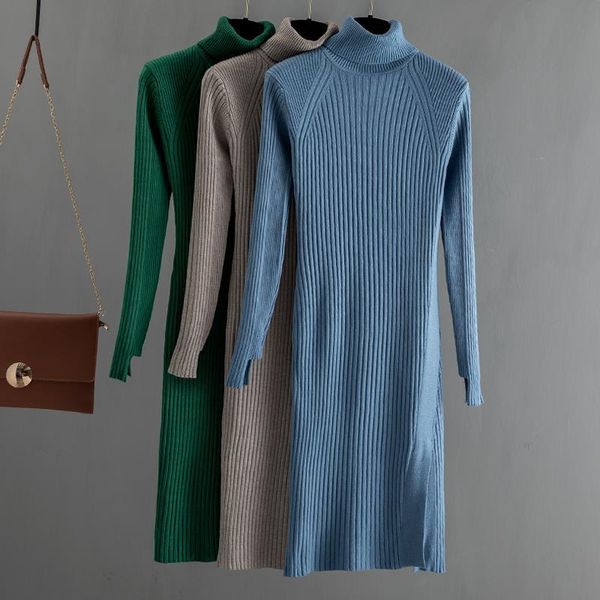 winter thick warm long knit maxi sweater dress turtleneck pullover midi dress slim bodycon party dresses robe pull, Black;gray
winter thick warm long knit maxi sweater dress turtleneck pullover midi dress slim bodycon party dresses robe pull, Black;gray