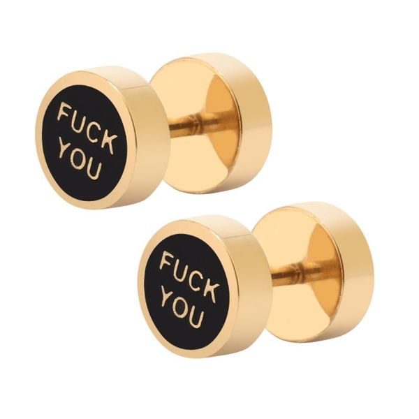 charm gold tone stainless steel mens womens stud earrings set ear piercing plugs tunnel punk style, Golden
charm gold tone stainless steel mens womens stud earrings set ear piercing plugs tunnel punk style, Golden