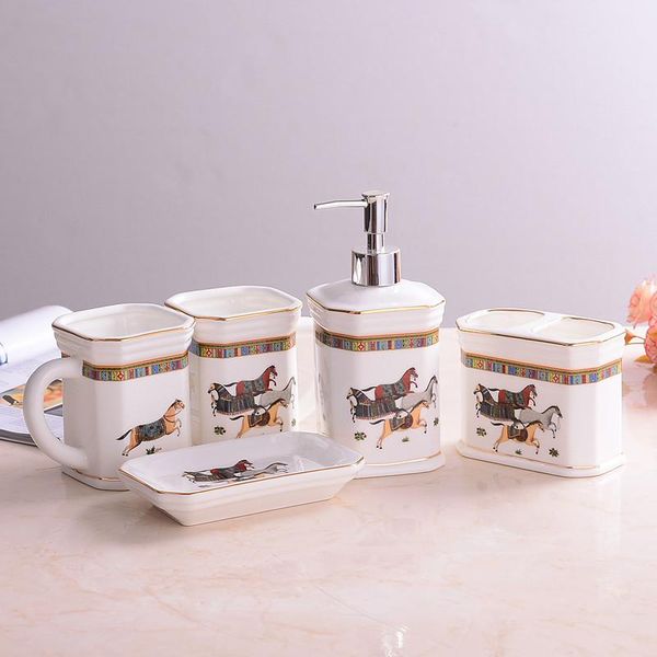 bath accessory set wedding decoration gift bathroom accessories toothbrush holder fashion ceramic 5 pieces wash supplies
bath accessory set wedding decoration gift bathroom accessories toothbrush holder fashion ceramic 5 pieces wash supplies