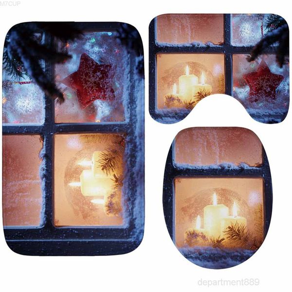 new design warm christmas set thick non-slip bathroom mats toilet cover mat bath rug comfortable water absorption
new design warm christmas set thick non-slip bathroom mats toilet cover mat bath rug comfortable water absorption