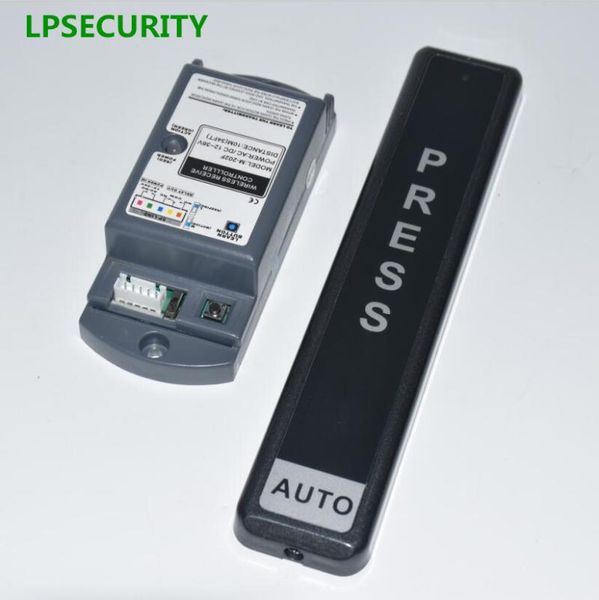 LPSECURITY automatic gate door opener door lock battery power wireless remote control switch exit push button
LPSECURITY automatic gate door opener door lock battery power wireless remote control switch exit push button