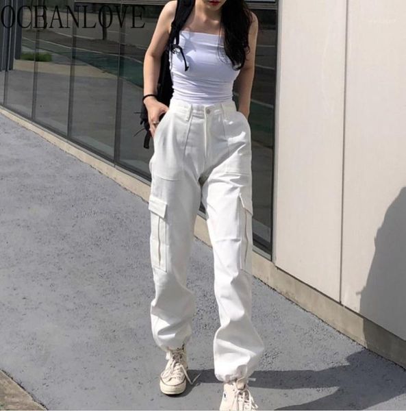 oceanlove harajuku solid cargo pants women pocket vintage cool girls streetwear pantalon femme 2020 ins high waist pants 140401, Black;white
oceanlove harajuku solid cargo pants women pocket vintage cool girls streetwear pantalon femme 2020 ins high waist pants 140401, Black;white