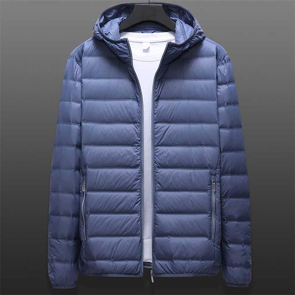 large size winter hooded ultra light down jacket men windbreaker outwear 90% white duck down padded puffer warm coat 6xl 7xl 8xl 220105, Black
large size winter hooded ultra light down jacket men windbreaker outwear 90% white duck down padded puffer warm coat 6xl 7xl 8xl 220105, Black