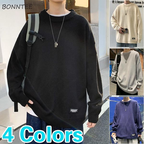 men's sweaters pullovers men solid casual thicken warm soft long-sleeve knitted sweater male korean style all-match ulzzang autumn stre, White;black
men's sweaters pullovers men solid casual thicken warm soft long-sleeve knitted sweater male korean style all-match ulzzang autumn stre, White;black