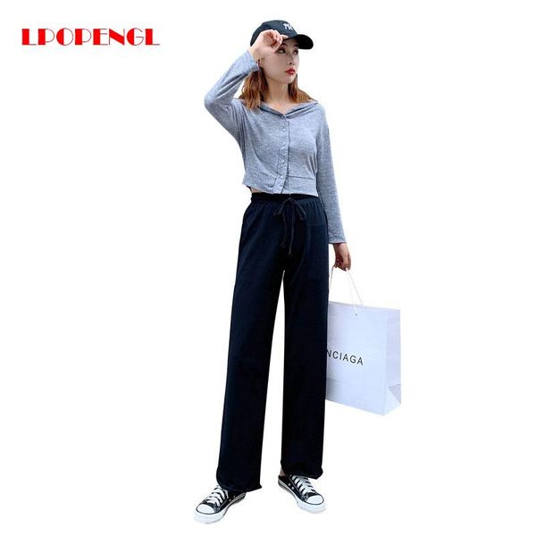 women's pants & capris 2021 spring autumn high waist thin long lace-up belt loose versatile casual style cotton material solid color, Black;white
women's pants & capris 2021 spring autumn high waist thin long lace-up belt loose versatile casual style cotton material solid color, Black;white