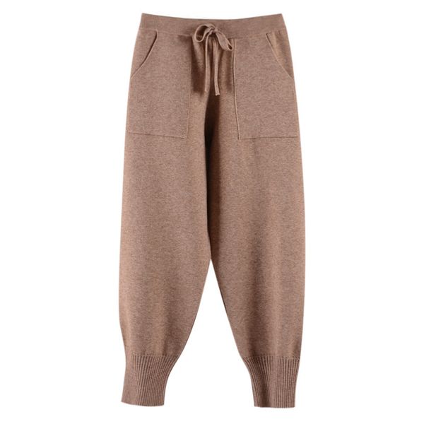 2021 new elastic waist thick harem for women workwear trousers casual loose carrot sport ankle length knitted pants yhsb, Black;white
2021 new elastic waist thick harem for women workwear trousers casual loose carrot sport ankle length knitted pants yhsb, Black;white
