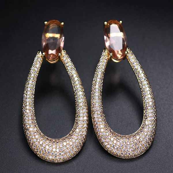 fashion luxury 3a cubic zirconia pave big ellipse stud earrings for women crystal glass stone color large earrings jewelry, Golden;silver
fashion luxury 3a cubic zirconia pave big ellipse stud earrings for women crystal glass stone color large earrings jewelry, Golden;silver
