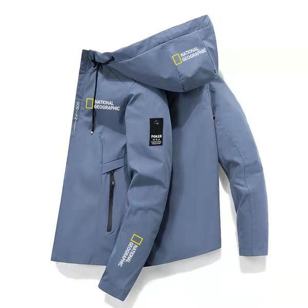 national geographic menswear, hiking outdoor camping et, breathable and waterproof hoodie, windproof adventure suit, new, Black;brown 
national geographic menswear, hiking outdoor camping et, breathable and waterproof hoodie, windproof adventure suit, new, Black;brown