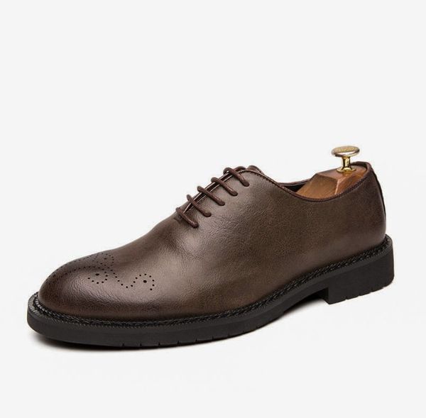 oxfords men business formal dress shoes lace up sneakers casual men brogue genuine leather shoes, Black
oxfords men business formal dress shoes lace up sneakers casual men brogue genuine leather shoes, Black
