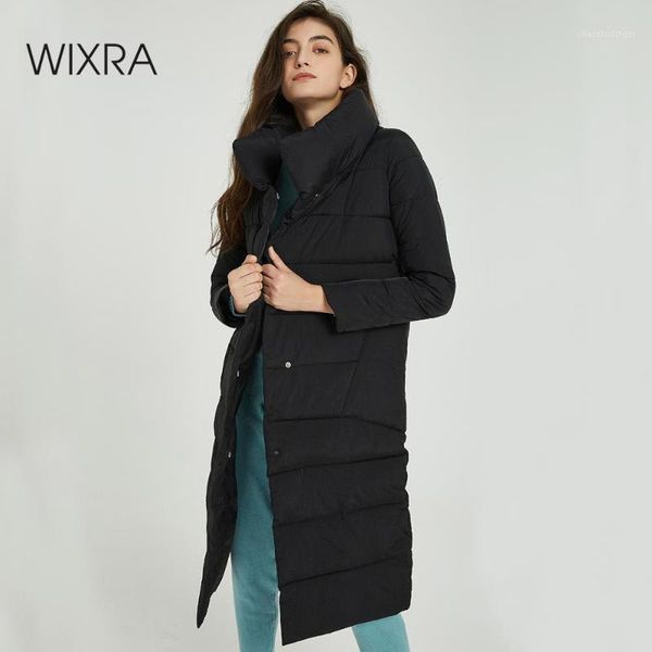 wixra women winter long coat parka cotton solid stand collar warm new ladies coats womens all base match outwear1, Black
wixra women winter long coat parka cotton solid stand collar warm new ladies coats womens all base match outwear1, Black