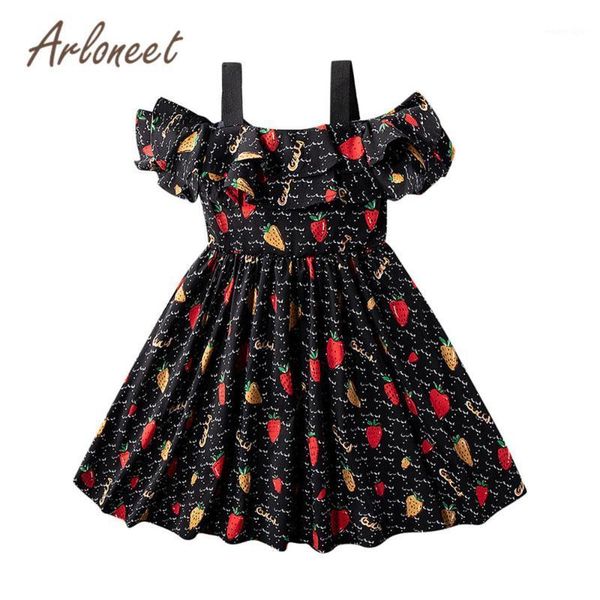 girl's dresses arloneet clothes children girls evening summer ruffle printed off shoulder kids party for princess dress1, Red;yellow
girl's dresses arloneet clothes children girls evening summer ruffle printed off shoulder kids party for princess dress1, Red;yellow