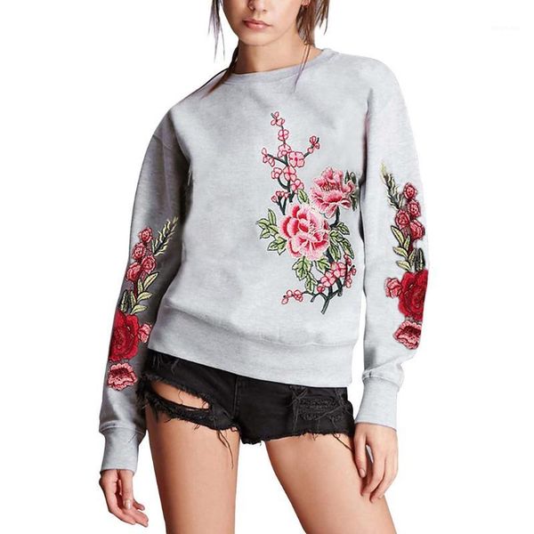 fashion sweatshirts female womens casual long sleeve round neck embroidery flower sweatshirt hoodies for women pullovers hoody1, Black
fashion sweatshirts female womens casual long sleeve round neck embroidery flower sweatshirt hoodies for women pullovers hoody1, Black