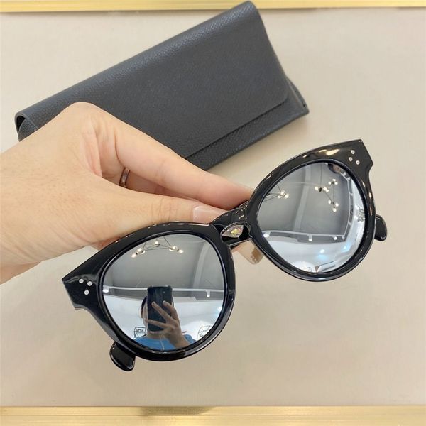 new brand design retro style round sunglasses black frame mirror cool sunglasses full frame trendy matching glasses 41061, White;black
new brand design retro style round sunglasses black frame mirror cool sunglasses full frame trendy matching glasses 41061, White;black