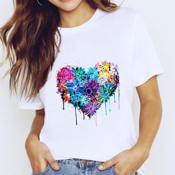 t-shirts for women love heart floral fashion 90s cute printing clothing print lady graphic t shirt ladies female tee t-shirt, White
t-shirts for women love heart floral fashion 90s cute printing clothing print lady graphic t shirt ladies female tee t-shirt, White