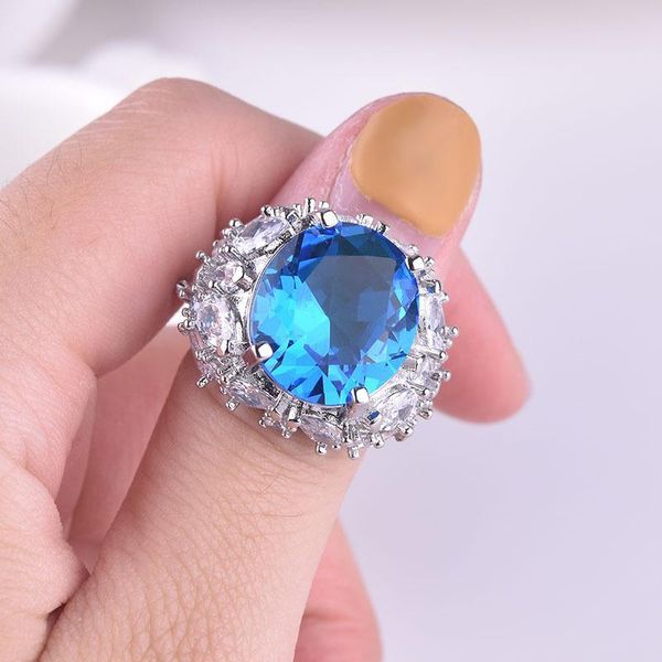 cluster rings 925 silver color sapphire ring with diamond for women blue z gemstone wedding jewelry pulseras de plata mujer, Golden;silver
cluster rings 925 silver color sapphire ring with diamond for women blue z gemstone wedding jewelry pulseras de plata mujer, Golden;silver
