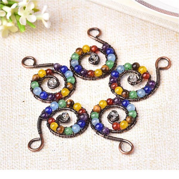 1pc fashion natural stone pendant colorful amethyst reiki spiral mineral jewelry chakra energy quartz for men women qyllof, Black
1pc fashion natural stone pendant colorful amethyst reiki spiral mineral jewelry chakra energy quartz for men women qyllof, Black