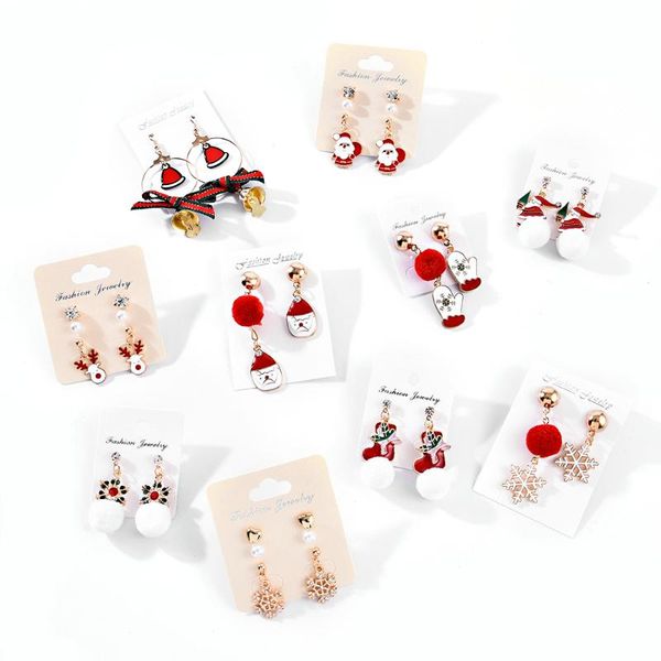 christmas earrings cute tree bell snowflake ear cuff drop dangle earring xmas decor aretes de mujer modernos 2020, Silver
christmas earrings cute tree bell snowflake ear cuff drop dangle earring xmas decor aretes de mujer modernos 2020, Silver