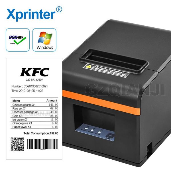 printers thermal printer 80mm receipt with automatic cutter restaurant kitchen retail store bill head
printers thermal printer 80mm receipt with automatic cutter restaurant kitchen retail store bill head