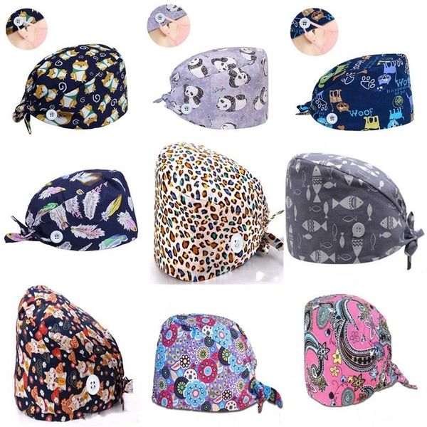 leopard cartoon cat dog panda printed caps head wrap surgical hat bowknot bandage button nurse doctor beach fashion kids men 8yla c2
leopard cartoon cat dog panda printed caps head wrap surgical hat bowknot bandage button nurse doctor beach fashion kids men 8yla c2