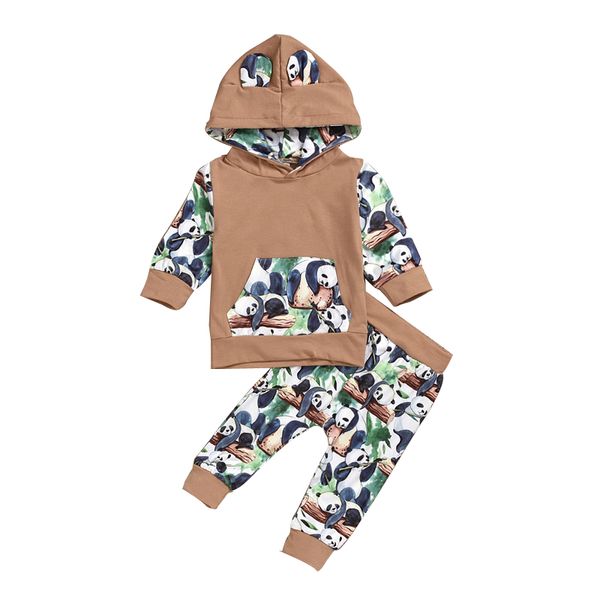 infant baby cartoon sets panda printed splice hoodies suits floral camo hooded outfits baby boys clothing sets kids girls trousers 061212, White
infant baby cartoon sets panda printed splice hoodies suits floral camo hooded outfits baby boys clothing sets kids girls trousers 061212, White