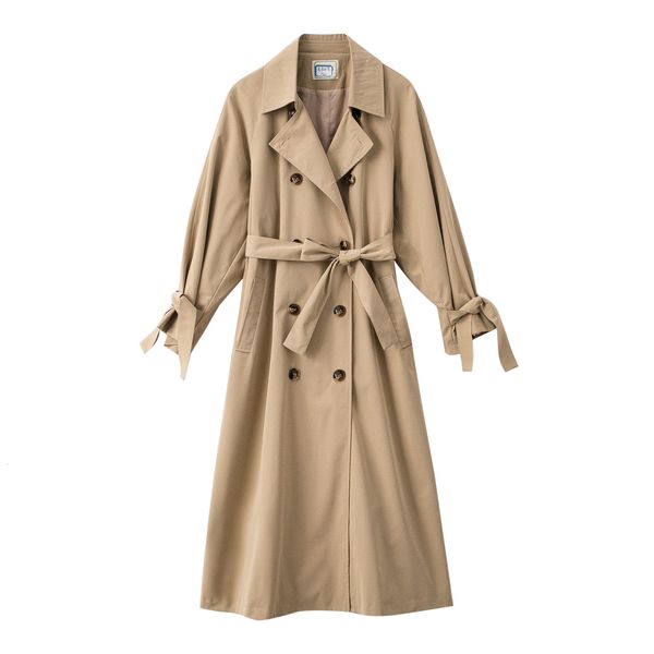 2020 new spring autumn trench coats women korean long sleeve loose dignified atmosphere chic windbreaker with belt 783, Black;white
2020 new spring autumn trench coats women korean long sleeve loose dignified atmosphere chic windbreaker with belt 783, Black;white