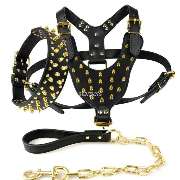 cool spiked studded leather dog harness rivets collar and leash set for medium large dogs pitbull bulldog bull terrier 2 bbyjnl
cool spiked studded leather dog harness rivets collar and leash set for medium large dogs pitbull bulldog bull terrier 2 bbyjnl