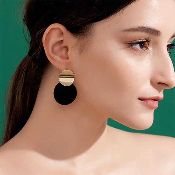 aesthetic korean style earrings for women girls unique fashion earrings ear stud black and gold color femme jewelry ladies gift, Golden;silver
aesthetic korean style earrings for women girls unique fashion earrings ear stud black and gold color femme jewelry ladies gift, Golden;silver