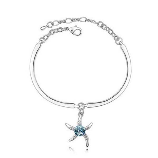 charm bracelets 2021 arrival starfish silver plated fashion jewelry nickel women accessories, Golden;silver
charm bracelets 2021 arrival starfish silver plated fashion jewelry nickel women accessories, Golden;silver