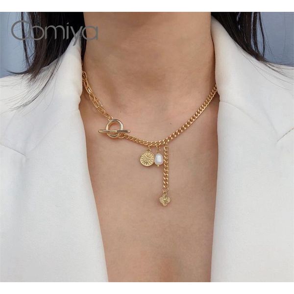 chains comiya korean necklace for women gold color zinc alloy round shape pendant acrylic pearl collare maxi necklaces fashion jewelry, Silver
chains comiya korean necklace for women gold color zinc alloy round shape pendant acrylic pearl collare maxi necklaces fashion jewelry, Silver