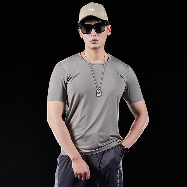 quick-drying short-sleeved summer ice silk ultra-thin breathable casual wear outdoor sports t-shirt men's clothing, White;black
quick-drying short-sleeved summer ice silk ultra-thin breathable casual wear outdoor sports t-shirt men's clothing, White;black