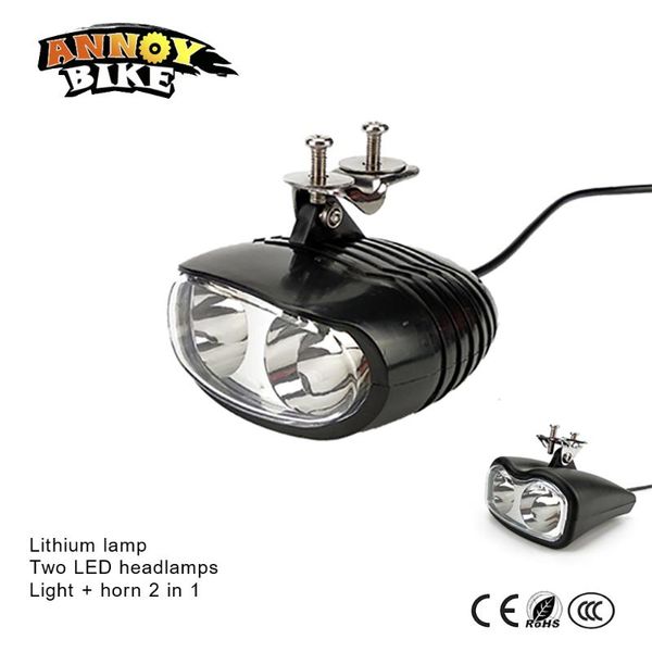 38-60v led headlights lithium lamp with horn 2 in 1 switch bicycle electric car headlights universal super bright
38-60v led headlights lithium lamp with horn 2 in 1 switch bicycle electric car headlights universal super bright