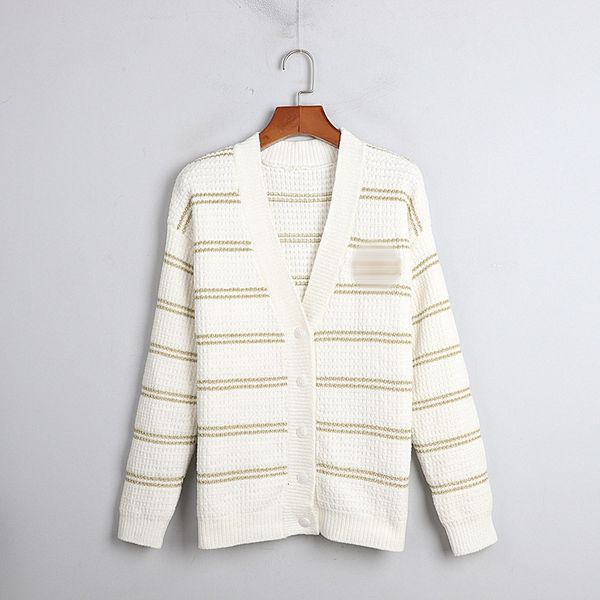 711 2020 brand same style regular long sleeve kint sweater cardigan black white sweater qian
711 2020 brand same style regular long sleeve kint sweater cardigan black white sweater qian