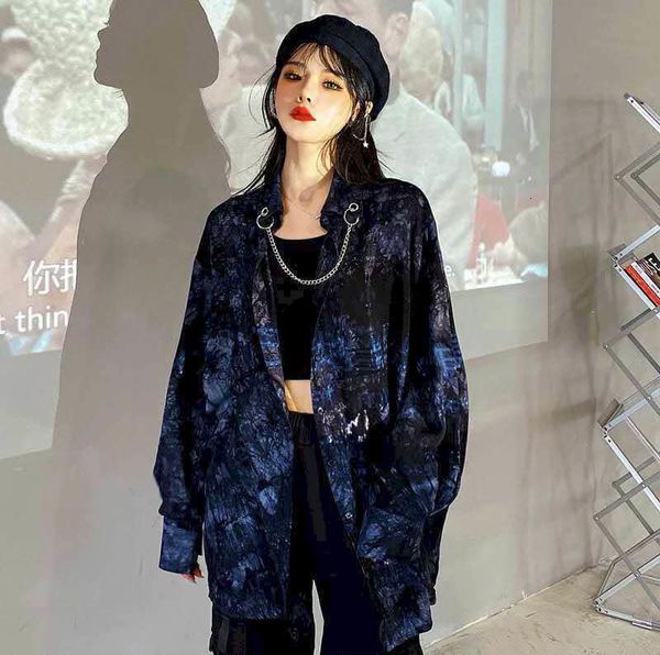 new dark gothic blouse men women loose-fit tie-dye polo collar iron chain 2021 korean long-sleeved shirt punk goth vintage rqoq, White
new dark gothic blouse men women loose-fit tie-dye polo collar iron chain 2021 korean long-sleeved shirt punk goth vintage rqoq, White